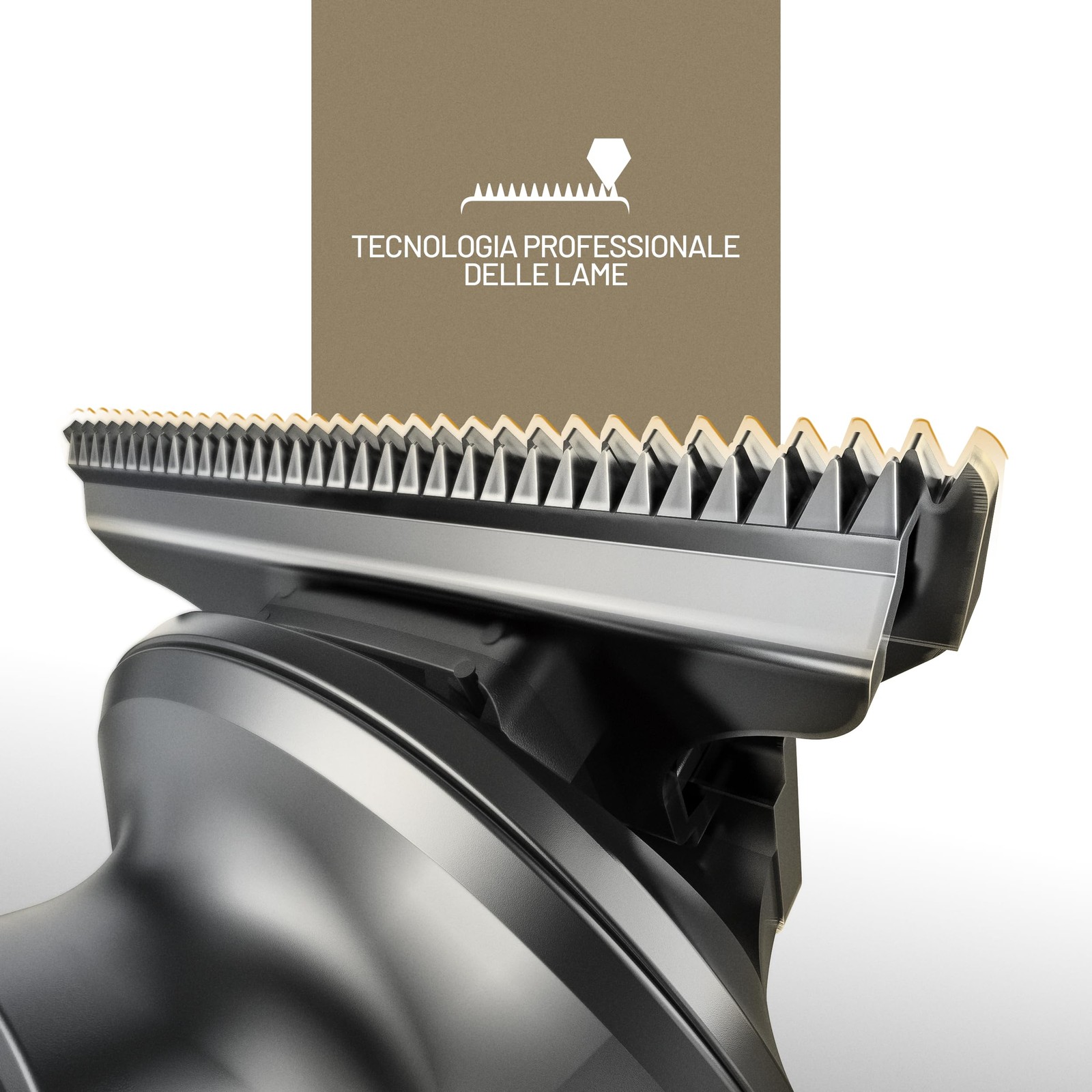 PORTENTUM Tagliacapelli Professionale LED 21 Pezzi - Kit Barba e Corpo - 2