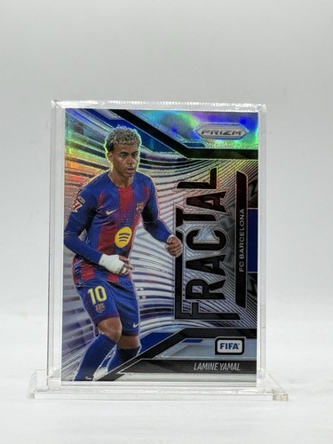 Lamine Yamal [Silver] #21 2025 Panini Prizm FIFA Fractal card
