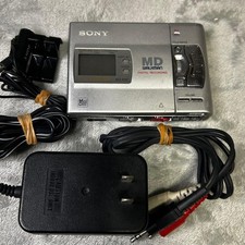 Sony MZ-R50 Portable MiniDisc Recorder Silver MD Player AC Adapter