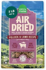 Open Farm Air Dried Adult Dry Dog Food - Bone Broth Infused, Pollock Lamb/32oz