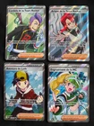 Lot de 4 Cartes Pokemon Dresseur Full Art EV10 Rivalités Destinées FR