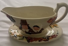 Publix &ldquo;The Pilgrim Pair&rdquo; Thanksgiving Gravy Boat With Tray Box Is Damaged