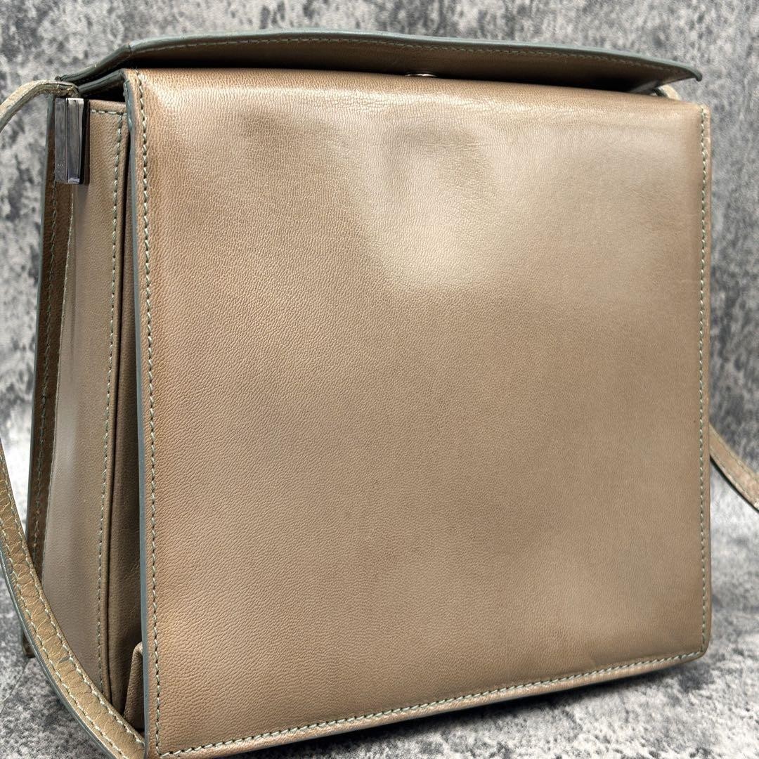 GUCCI Authentic Brown Leather Shoulder Bag G04121799