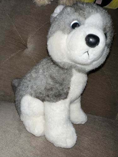 NUOVO Ty Classic Boomtown cucciolo di cane husky siberiano peluche giocattolo imbottito con animali 2007 - Foto 3 di 3