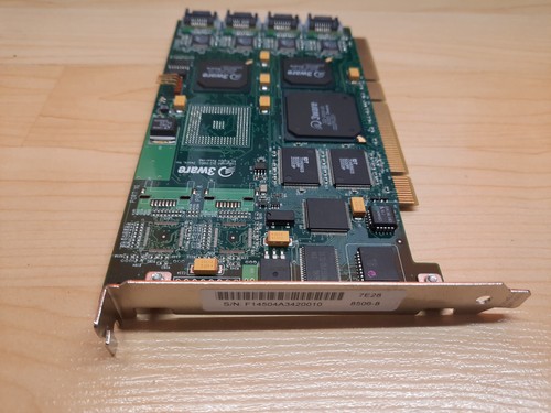 3 Ware 8 SATA Controller PCI Card 700-0123-01A - Picture 2 of 4