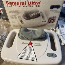 HoMEDICS Samurai Ultra Shiatsu Deep Kneading Neck-Shoulder Massager Model SM-666