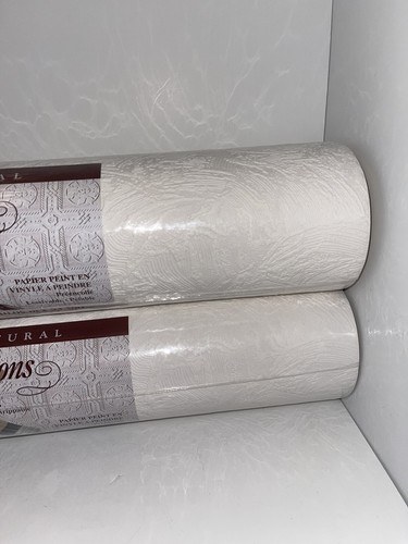 Architectural Inspirations Paintable Vinyl Wall Covering 57.75 SQ FT 2 Bolts+ - Picture 4 of 8