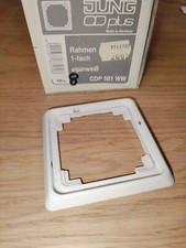 8x Jung CDP581WW Abdeckrahmen 1-fach Serie CD alpinweiß