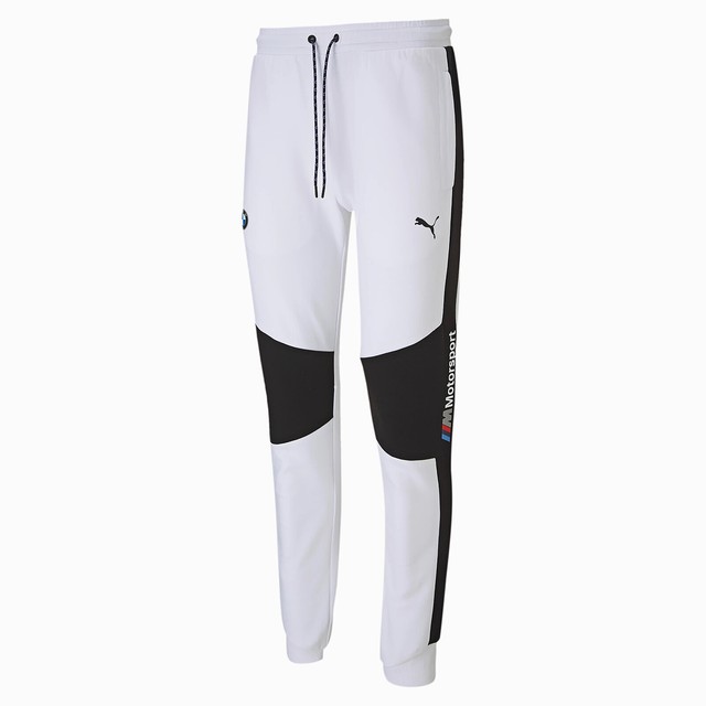 Puma Men's BMW Motorsports Sweat Pants White/Black 596098-02 e | eBay
