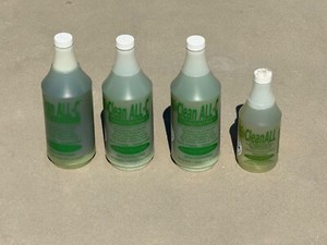 Clean All-C Concentrate Lot 4 bottles 112 ounces total