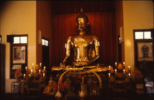Golden Buddha, Wat Traimit, Bangkok, Thailand; 2 35mm color slides  B10