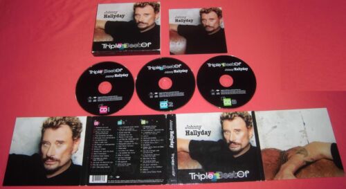 CD Johnny Hallyday Triple Best Of  [3 CD 40 Pistes] *JRF - Photo 1/1