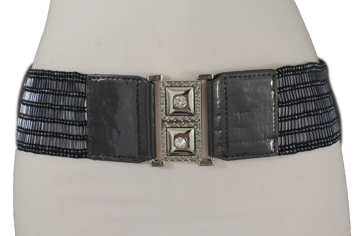 Ceinture elastique femme bleu marine cheap