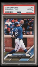 2024 Topps Now Salvador Perez #71 PSA 10 POP 1 - 7 250 Home Runs KC Royals