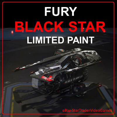 STAR CITIZEN PAINTS - FURY - BLACK STAR LIMITED PAINT / SKIN