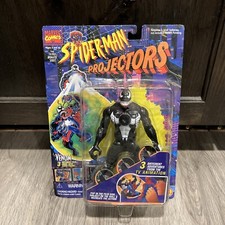 Toy Biz Spiderman 1994 la serie animada Proyectores Venom sellado de fábrica