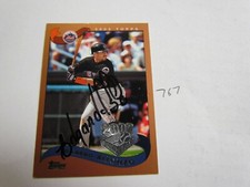 Edgardo Alfonzo Autographed Topps Baseball Card JSA Auction Certified 