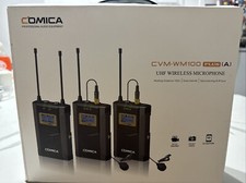Comica CVM-WM100 Plus A Professional UHF Wireless Microphone System