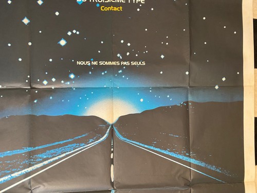 HUGE 1977 CLOSE ENCOUNTERS OF THE THIRD KIND FRENCH GRANDE MOVIE POSTER RARE!!! - Picture 4 of 13