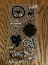 Acrylic Stamps Wedding , Love