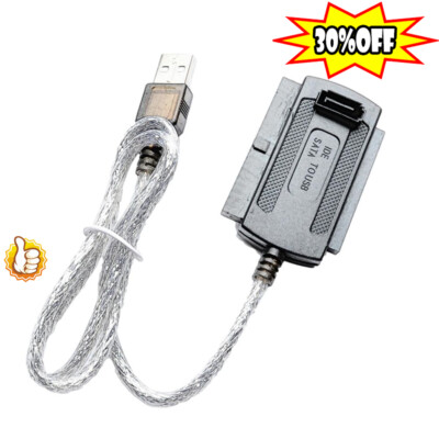 USB 2.0 to IDE SATA Adapter Cable for 2.5/3.5 Inch Hard Drive HDD Adapters