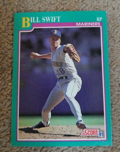 1991 Score Seattle Mariners Baseball Card 123 Bill Swift eBay