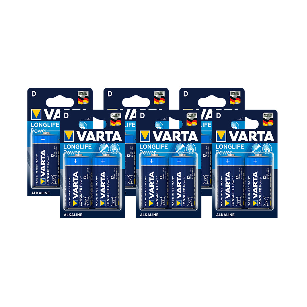 Thumbnail - Varta Longlife Power D 1,5v Lr20 Alkaline 2er Blister - Menge Wählbar