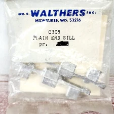 Walthers C305 plain end sill Kit Detail part casting scratch build NOS O Gauge