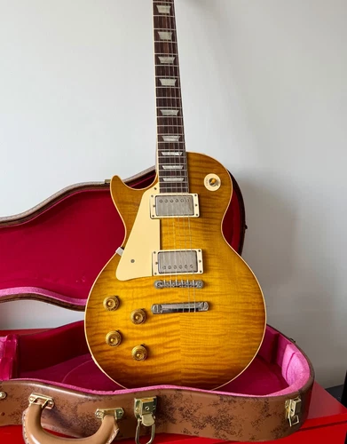 Gibson Les Paul 59 Reissue 2024 - Green Lemon Fade Murphy Lab LEFT