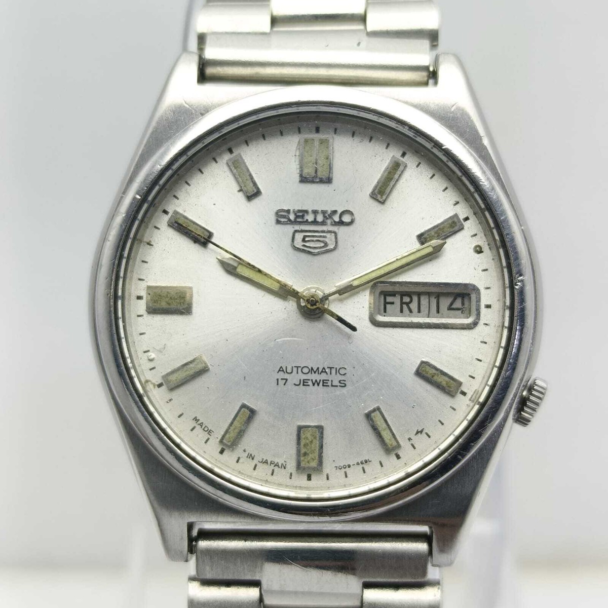 SEIKO 5 Automatic 7009-3090 Day/Date Vintage Men's Watch