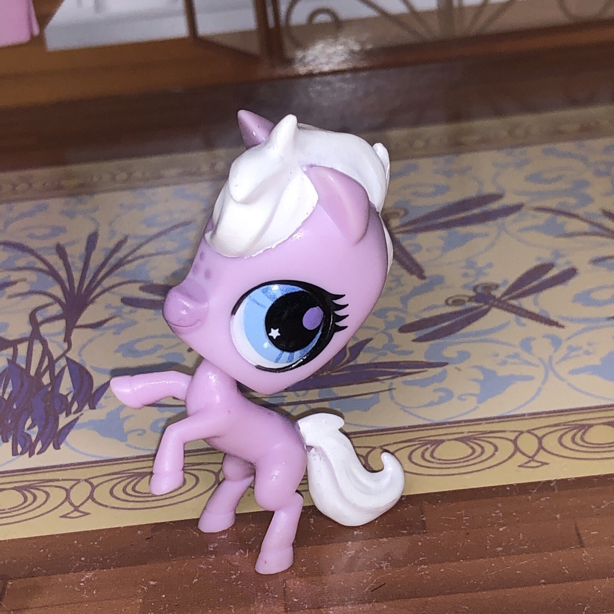 Littlest Pet Shop Lilac PinkWhite Horse Pony 2744 Lps