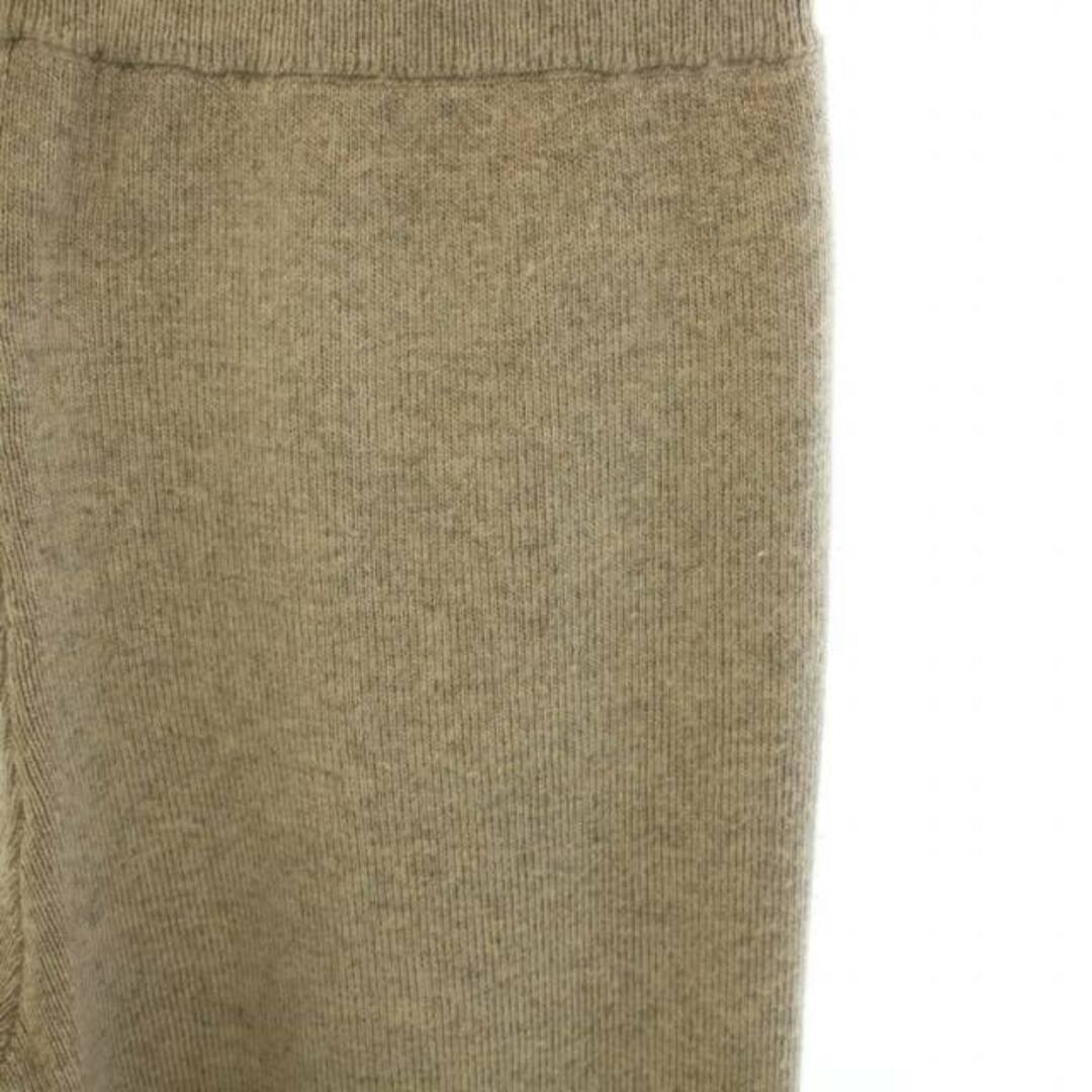 CLANE BASIC KNIT FLARE PANTS EASY WAIST ELASTIC WOOL BLEND 1 S 