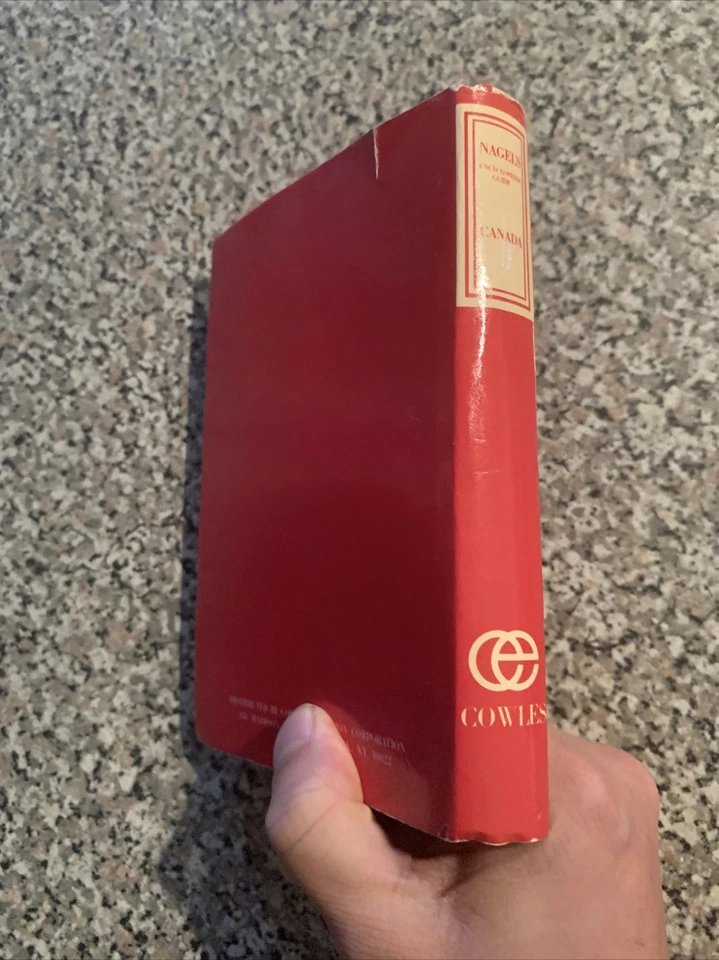 1968 Antique Travel Guide Reference Book "Nagel's Canada" Foto 2 de 4