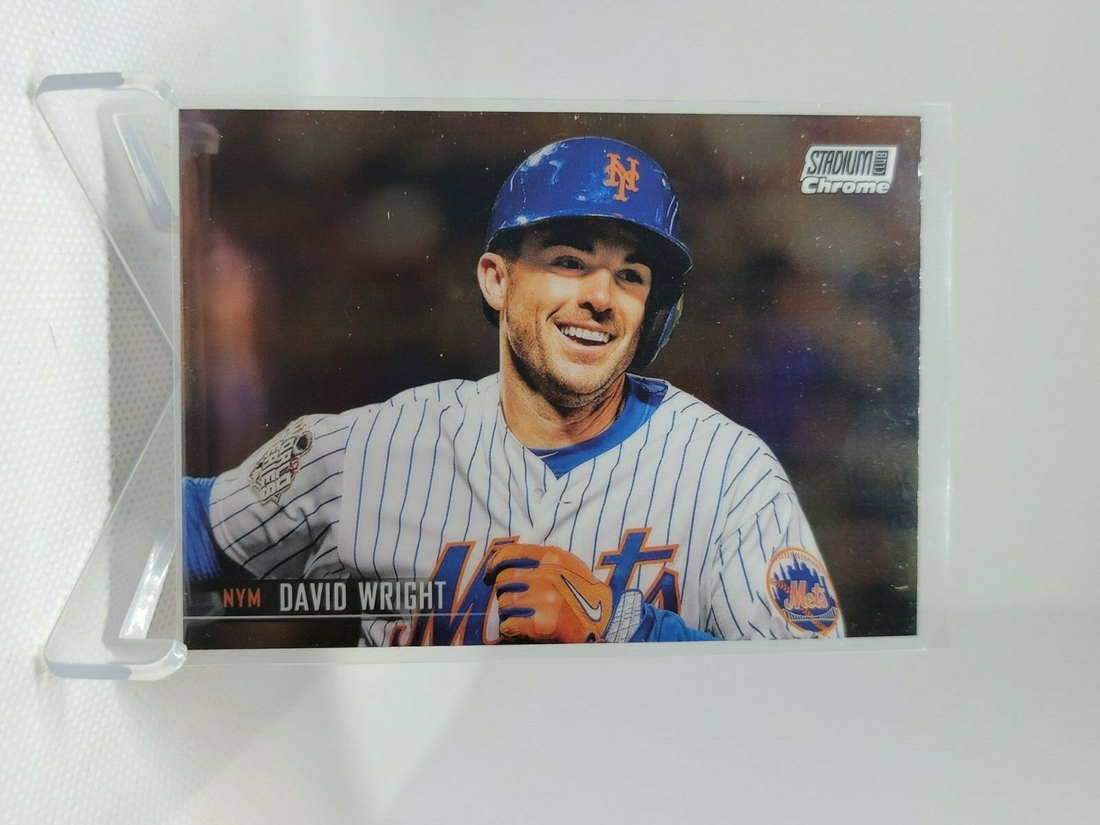 2021 Topps Stadium Club Chrome Base #135 David Wright - New York Mets B6A