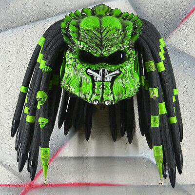 Predator helmet for bikers. Kawasaki green. DOT&ECE Predator helmet for bikers. Kawasaki green. DOT&ECE