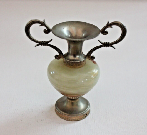 Vase Amphora Zinn Onyx 169g alt vintage 1 - Bild 1 von 6