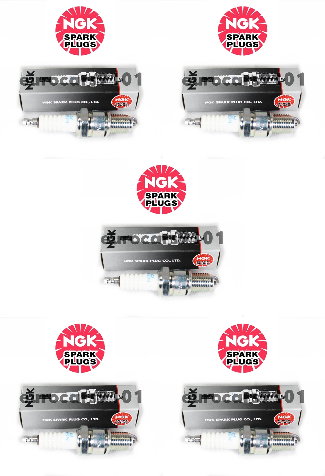 Volkswagen Rabbit NGK Spark Plugs 7131 BPR6ES Set of 5