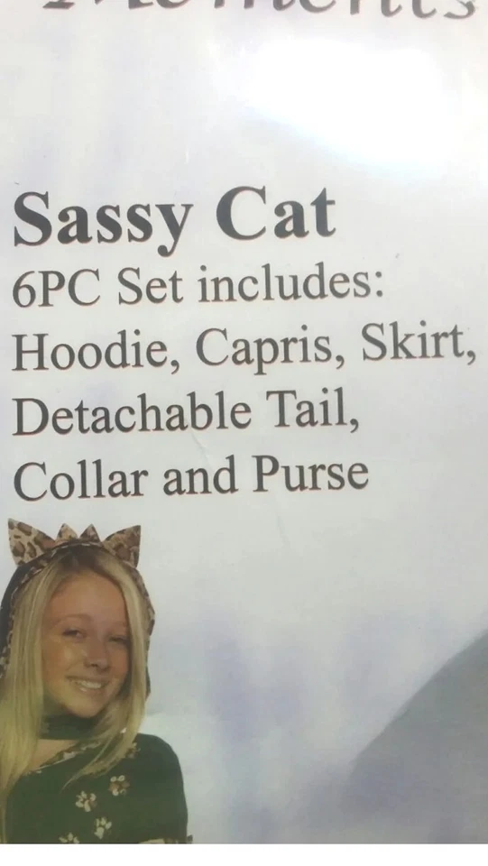 时髦猫小猫 6 件青少年服装 尺寸 m/l 由优雅时刻半身裙或裤子 — 第 3/4 张图片