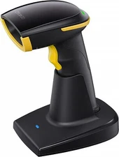 Inateck 2.4Ghz Barcode Scanner 1D Wireless/USB Screen Scanning W/ Smart Base