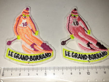 Ecusson à broder en tissu Lot de 2 Superbagnères Etat  Neuf