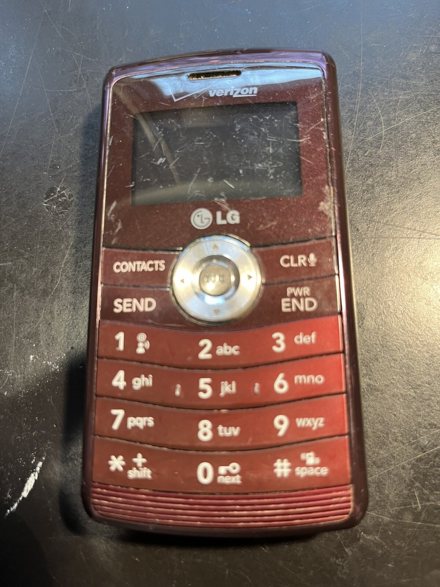 LG-VX9200M enV3 Cellphone 3G Qwerty Keyboard Camera Maroon