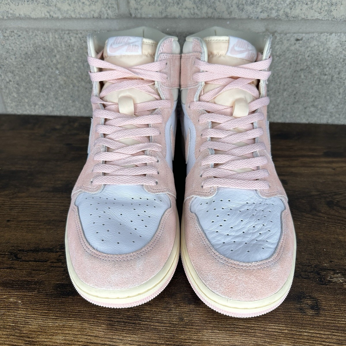 Nike Air Jordan 1 Retro High OG Washed Pink - Size 12W / 10.5M
