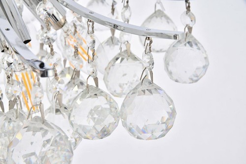 Crystal Balls Chrome Kitchen Island Dining Room Pendant Chandelier Light Fixture - Picture 5 of 7