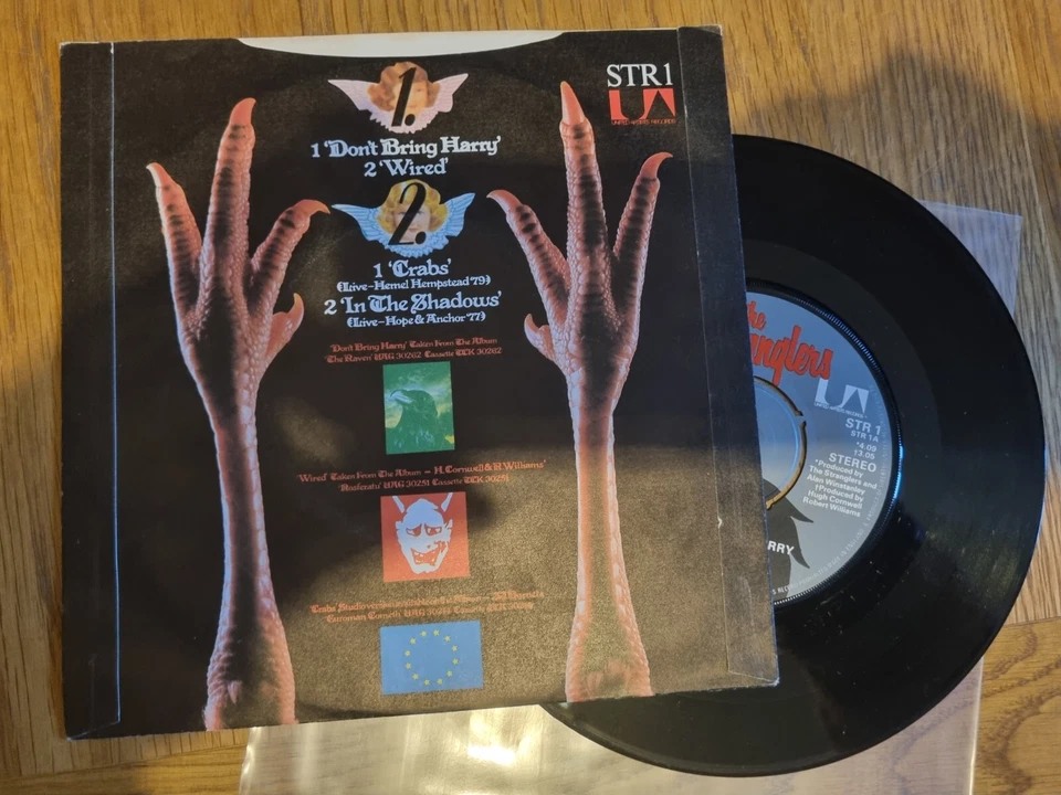 THE STRANGLERS - Don't Bring Harry 1979 7" EP First UK Pressing EX/EX Condition - Изображение 3 из 4