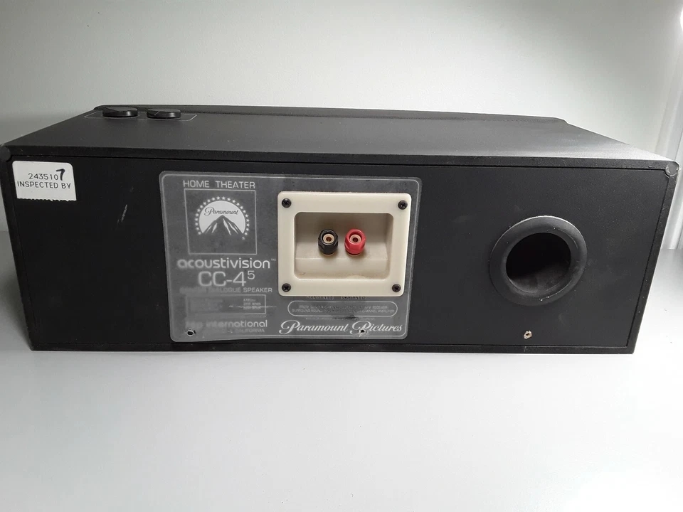 Altavoz de cine en casa Paramount Pictures, Acoustivision CC-4, Foto 4 de 4