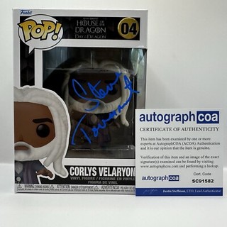 Steve Toussaint Corlys Velaryon House Of The Dragon Signed Funko Pop ACOA