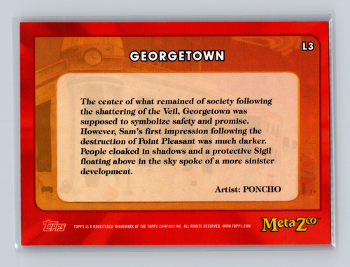 Georgetown - Metazoo Topps Singles - Cryptid Nation Series 0 - Picture 2 of 2