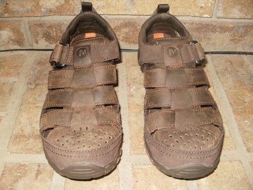 NEW MERRELL TELLURIDE WRAP SANDAL MEN'S 8 D/CLAY BROWN HOOK &LOOP STRAP MSRP$100 - Picture 4 of 5