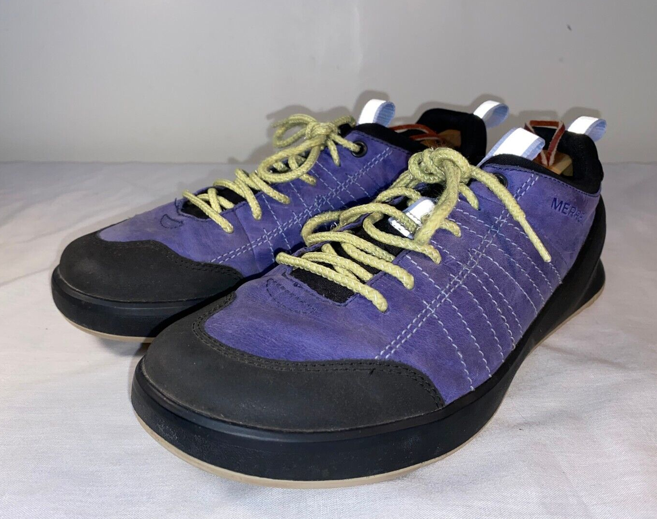 Merrell Ascent Ride GTX scarpe da trekking donna blu pelle gore tex US 10