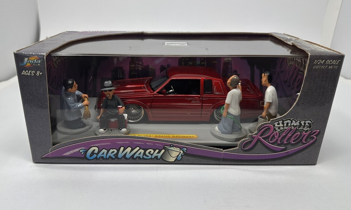 Jada Toys 1/24 Homie Rollerz Buick ミニカー Homie Rollerz Jada Toys Car Wash '87 Buick Grand National 1/24
